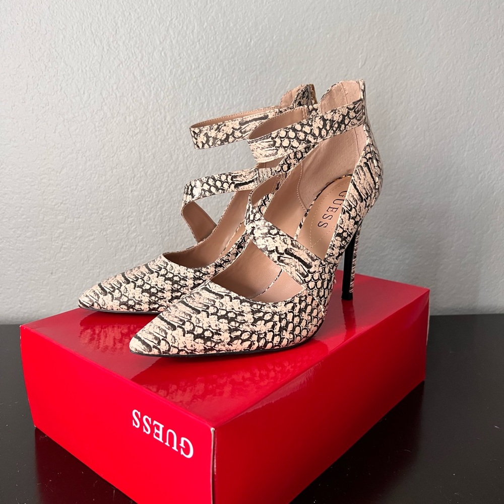 GUESS NATURAL MULTI HEELS